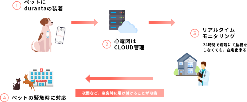 遠隔モニタリングご利用イメージ
